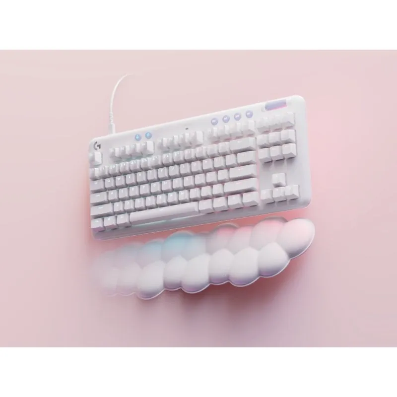 Teclado mecánico Logitech G713 TKL Layout ES retroiluminado RGB blanco reposamuñecas 920-010676