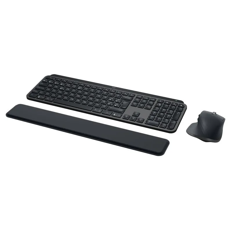 Teclado mecánico Logitech MX Keys Combo QWERTY ES retroiluminado con ratón inalámbrico 920-010930