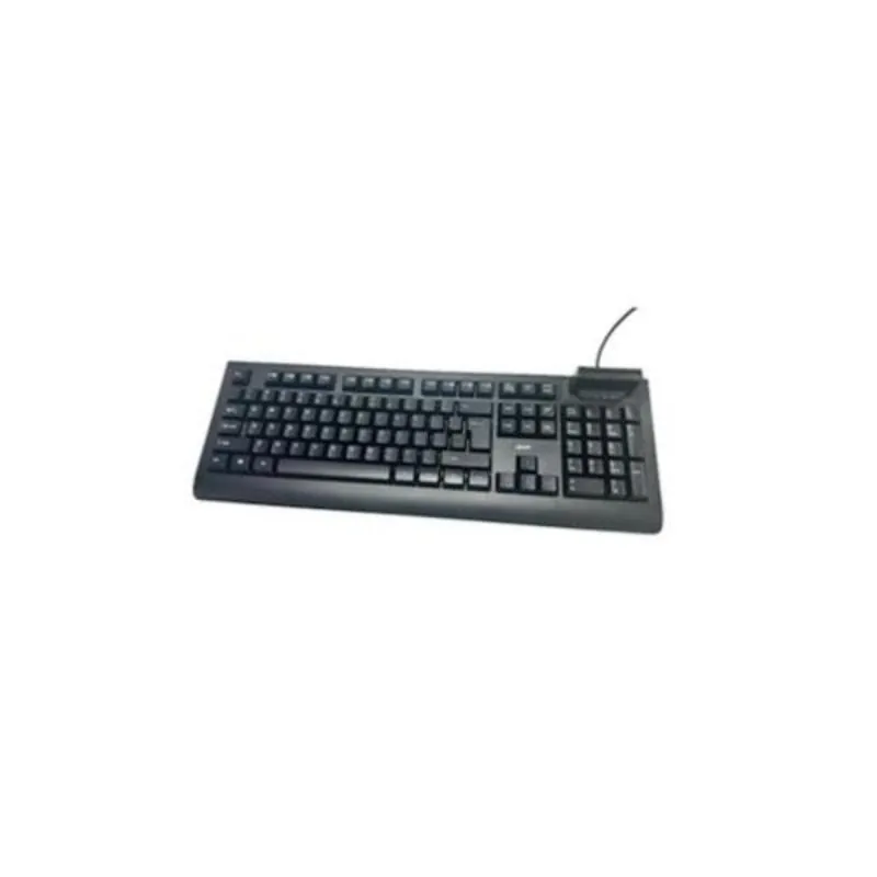 Teclado mecanico layout Espanol USB lector tarjetas SCARD 104 teclas multimedia 4711474328915