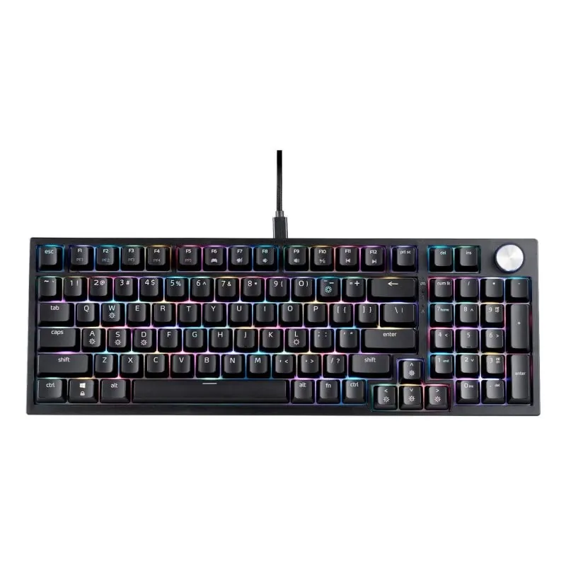 Teclado mecánico XPG SORCERER Layout ES RGB 96% hot-swap cable USB-C negro 75261468