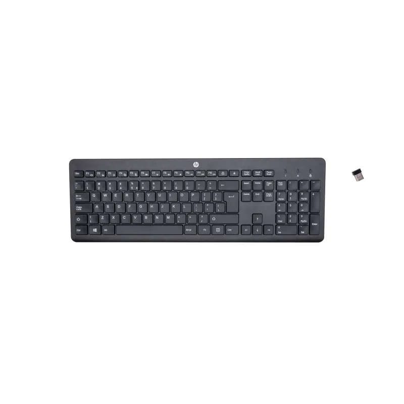 Teclado membrana HP 230 Wireless Keyboard Layout ES inalámbrico tamaño completo negro 3L1E7AA#ABB