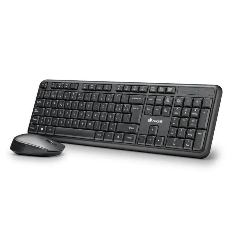 Teclado membrana NGS Harmony Kit Layout ES inalámbrico 12 teclas multimedia NGS-KEYBOARD-0477