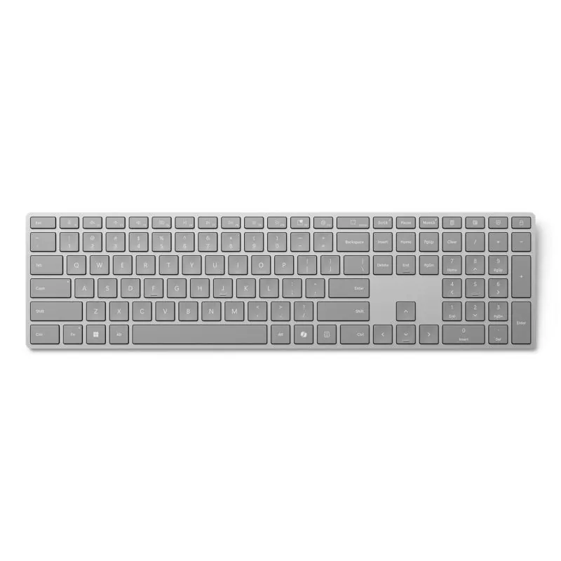 Teclado Microsoft Surface 2nd Edition membrana Layout ES inalámbrico Bluetooth gris EP2-04157