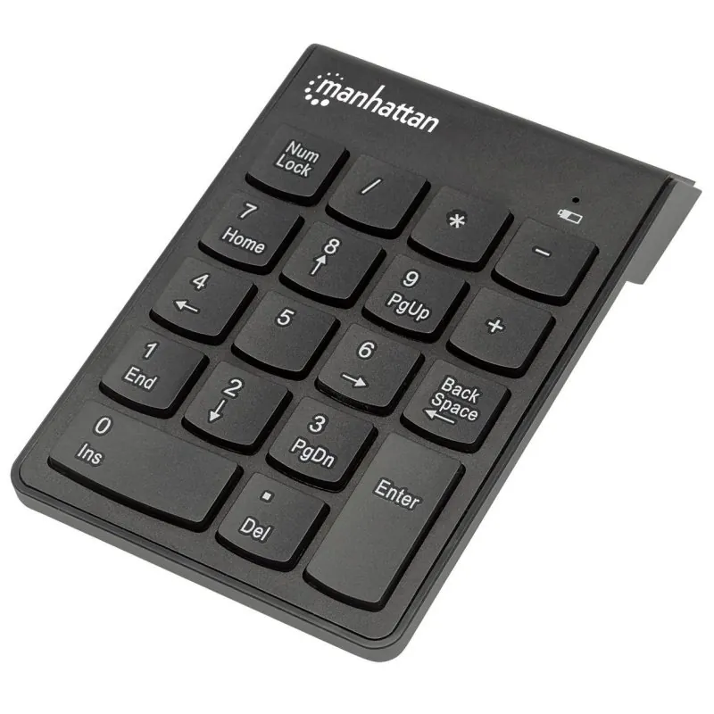Teclado numérico inalámbrico Manhattan 178846 Layout ES compacto ABS LED 178846