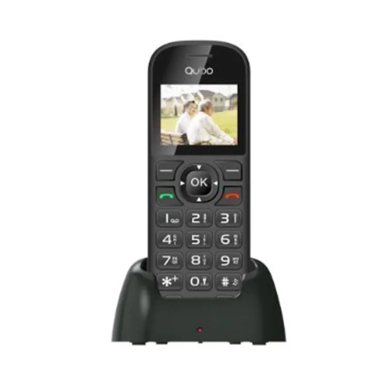 Telefono mÓvil qubo d1803 1,77 negro 2g base