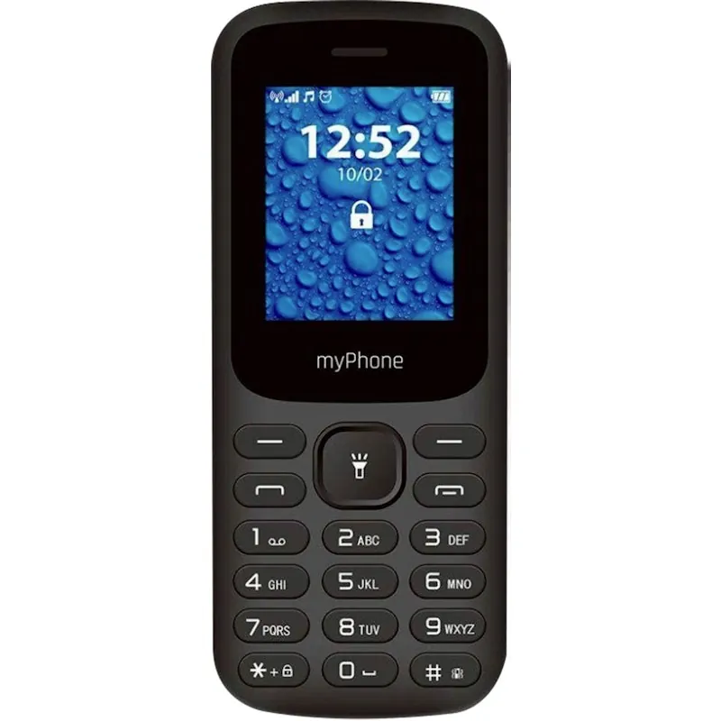 Teléfono myPhone Serie 2220 Compacto y Ligero Negro Carbono
