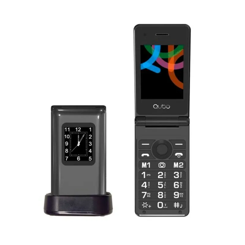 TelÉfono qubo x-28bkc negro 2,8+1,77 base 