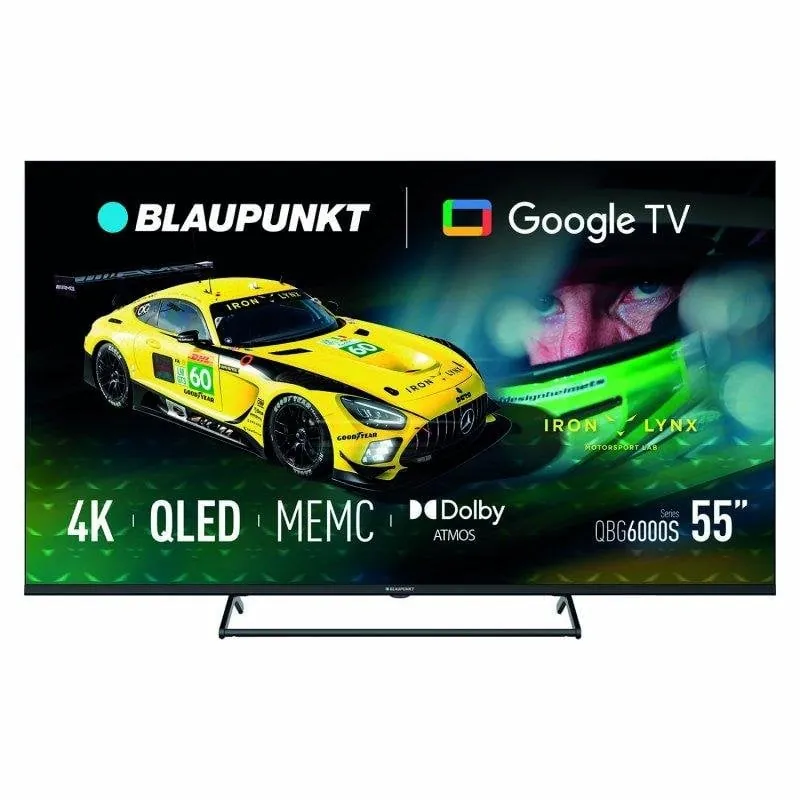 Televisor Blaupunkt 55QBG6000S QLED 55" 4K HDR10 Dolby Vision Google TV Bluetooth 55QBG6000S