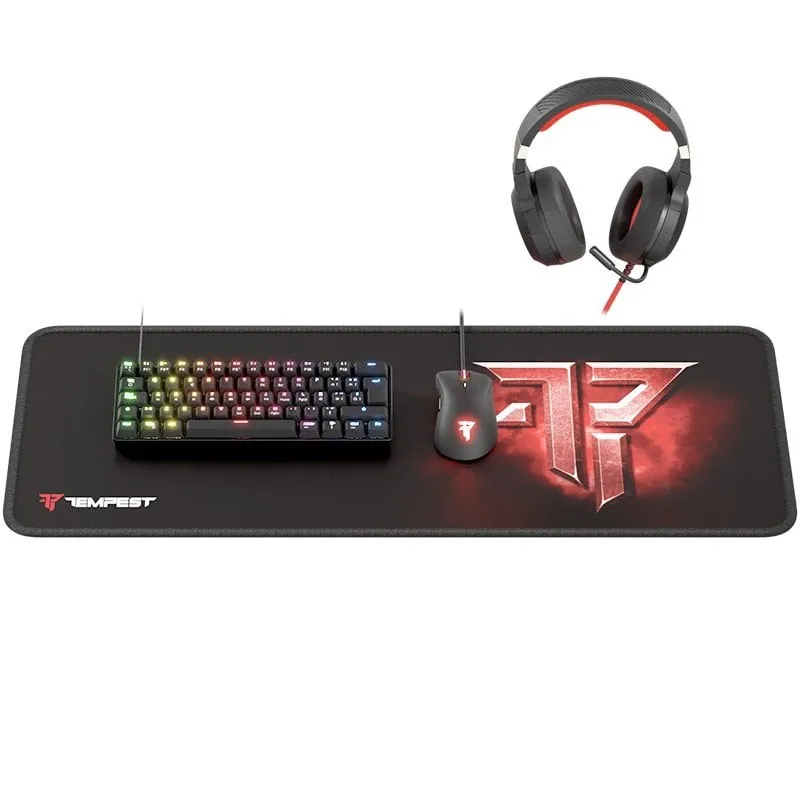 Tempest Oblivion Pro Pack Gaming Teclado Mecánico RGB + Ratón + Auriculares + Alfombrilla TP-GC-APC-PRO-S2