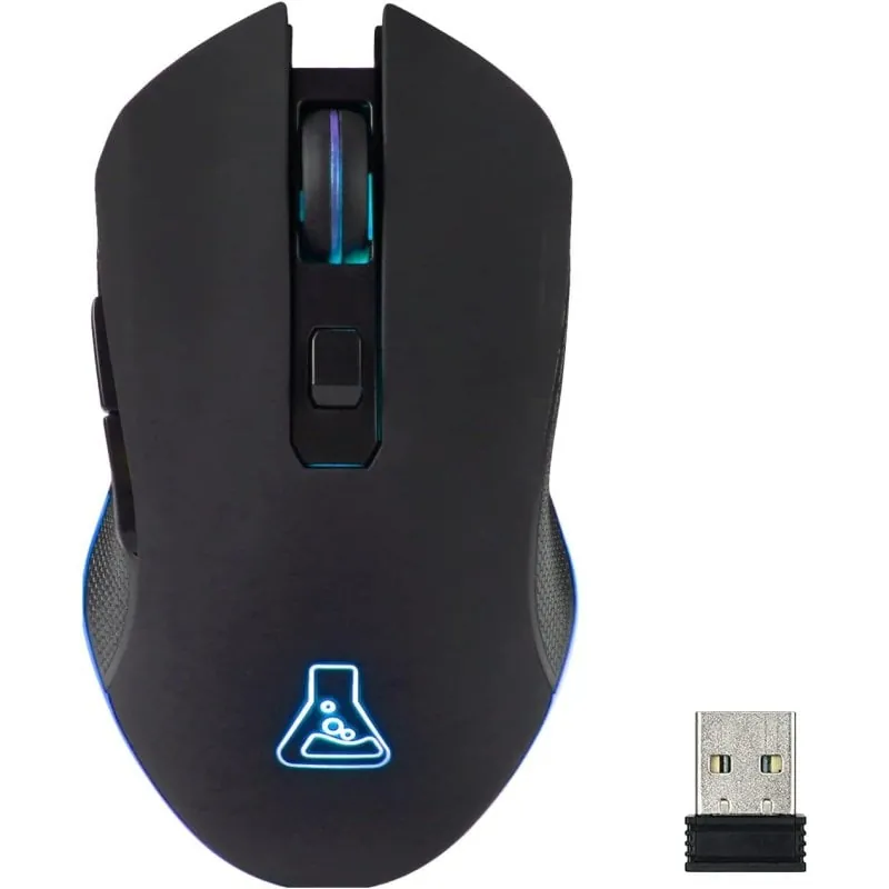 The G-Lab Kult Helium WL Ratón Gaming Inalámbrico RGB 3200 DPI Negro KULT-HELIUM-WL