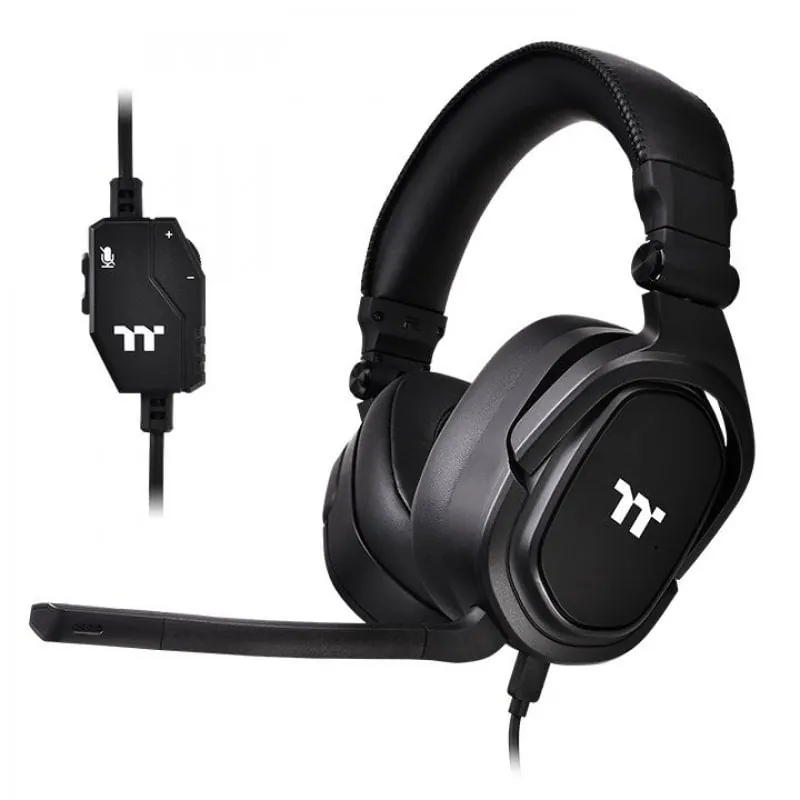 Thermaltake Argent H5 Auriculares Gaming Negros GHT-THF-ANECBK-30