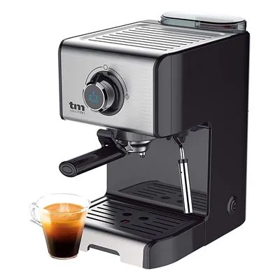 TM Electron Cafetera Espresso 15 Bares Inox TMPCF101