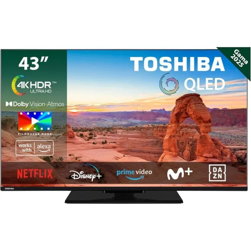 Toshiba QLED 43" 43QV3F63DG UltraHD 4K VIDAA 43QV3F63DG