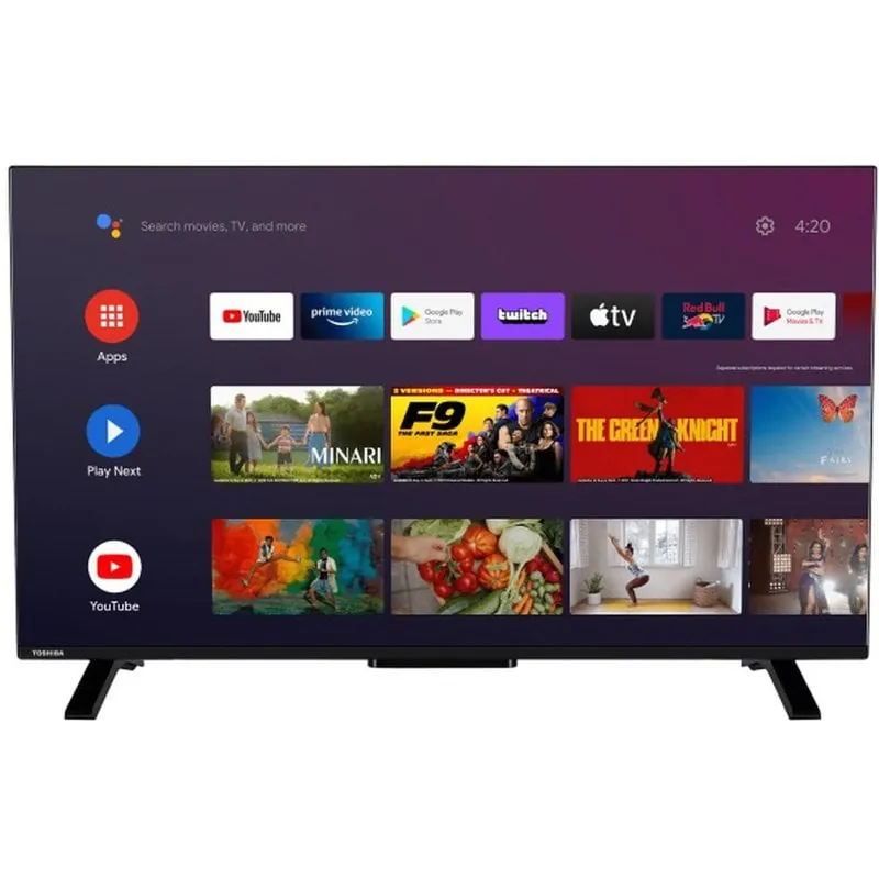 Toshiba QLED 43UA2363DG 43" 4K UHD Smart TV Android TV HDR10 43UA2363DG