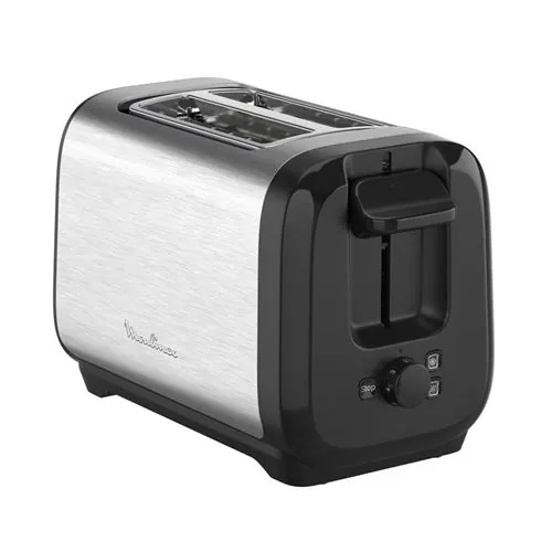 Tostador Moulinex LT5S0DE0 Negro Acero Inoxidable 2 Rebanadas 1200W Giratorio LT5S0DE0