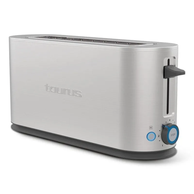 Tostador Taurus Mytoast Legend acero inoxidable 1000W ranura extra grande 960677000