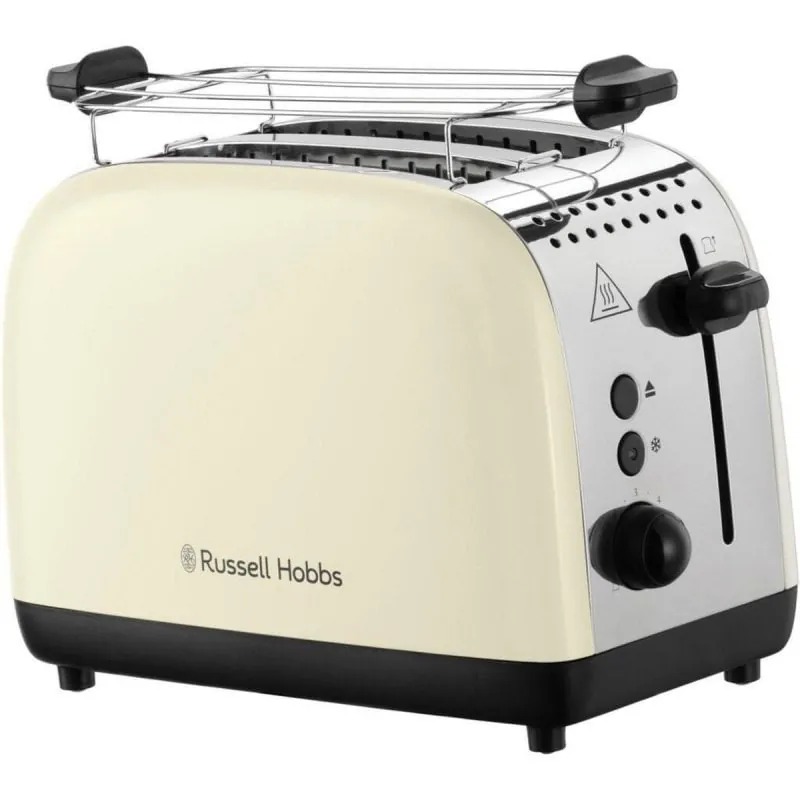 Tostadora Russell Hobbs 26551-56 2 rebanadas 1600 W crema y plata acero inoxidable 26551-56