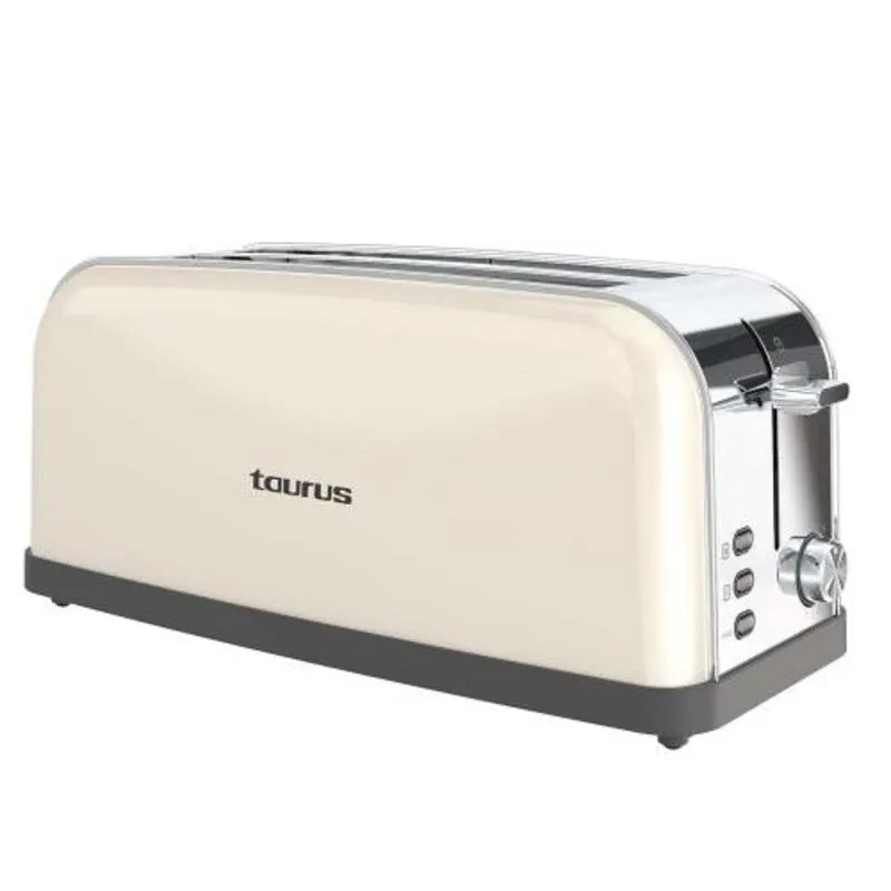 Tostadora Taurus Beige 2 Ranuras 1500 W 7 Niveles Extra Elevación TO1500X