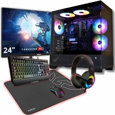 TrendingPC Sullust Intel Core i9-11900KF/32GB/1TB SSD/RTX 4070 SUPER + Monitor 24" 165Hz + Combo TPC-PC-199