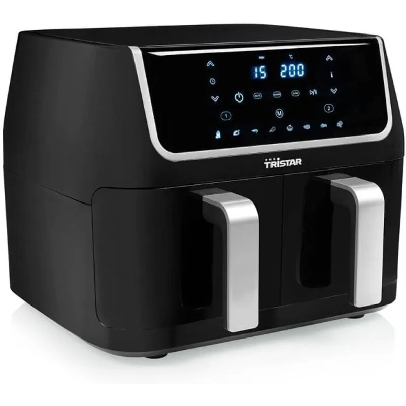 Tristar FR-6970 Freidora de Aire con Doble Cesta 9L 1800W Negra FR-6970