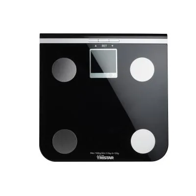 Tristar Wg-2424 Báscula de Baño hasta 150Kg Negra WG-2424