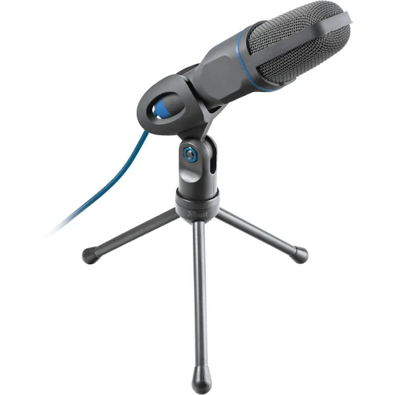 Trust 23790 Micrófono Condensador Omnidireccional USB Negro 23790