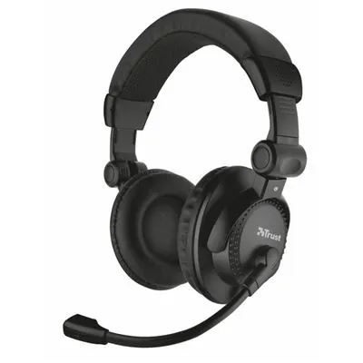 Trust Como Headset Auriculares con Micrófono Negro 21658