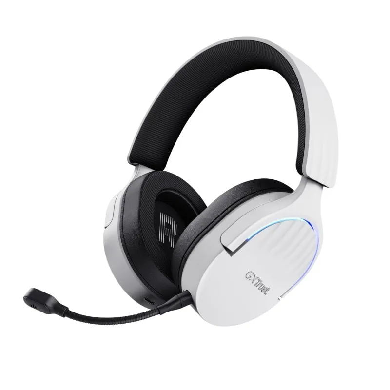 Trust GXT 491W FAYZO Auriculares Gaming Inalámbricos USB-C Blancos 25304