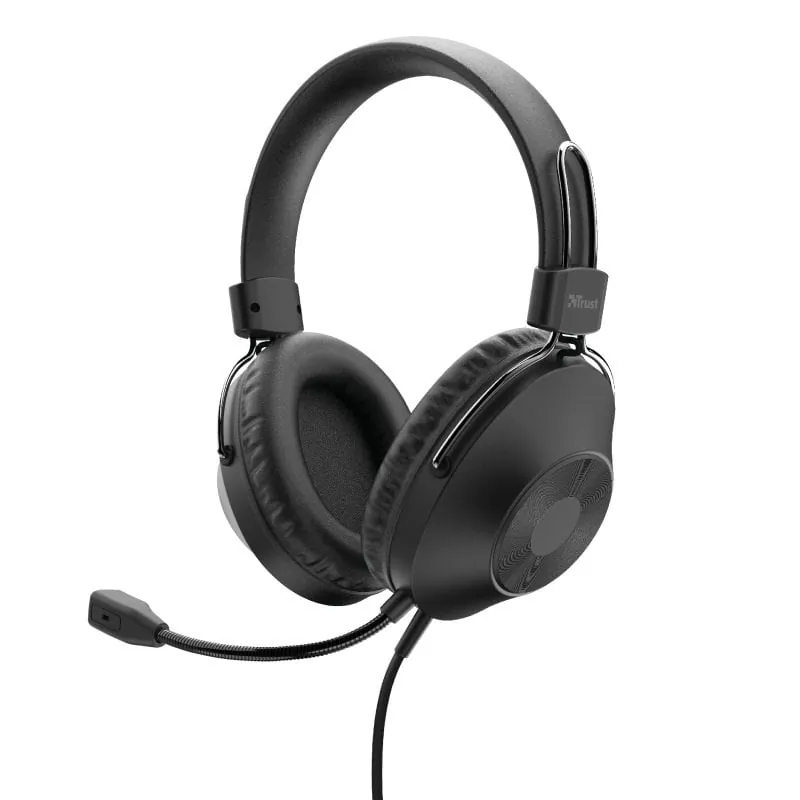 Trust HS-250 Auriculares Negros 24185
