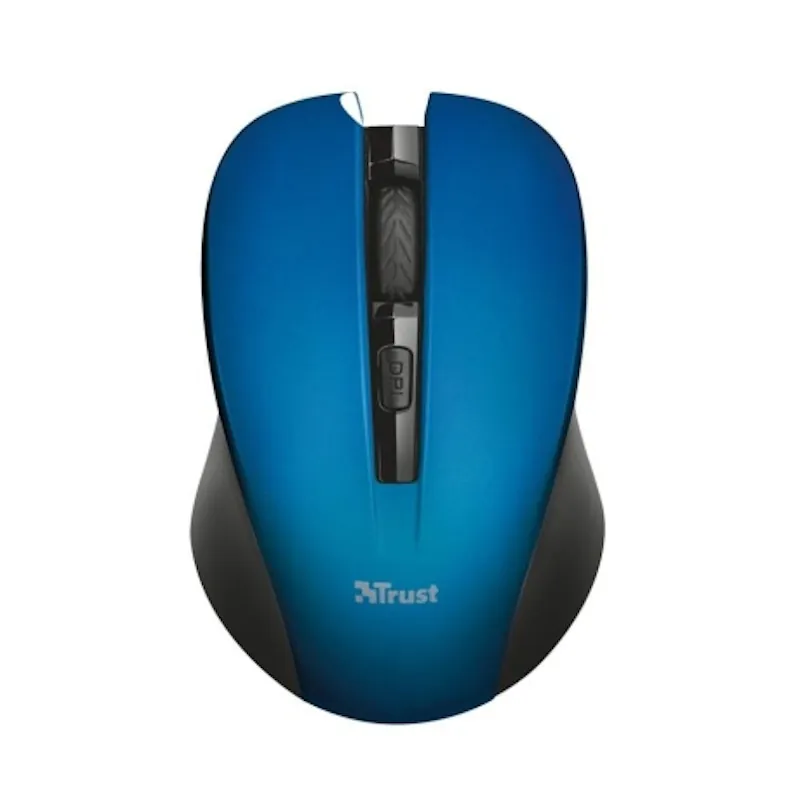 Trust Mydo Silent Click Ratón Inalámbrico Óptico 1800DPI Azul 21870