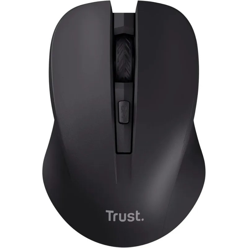Trust Mydo Silent Wireless Ratón Inalámbrico 1800 DPI Negro 25084
