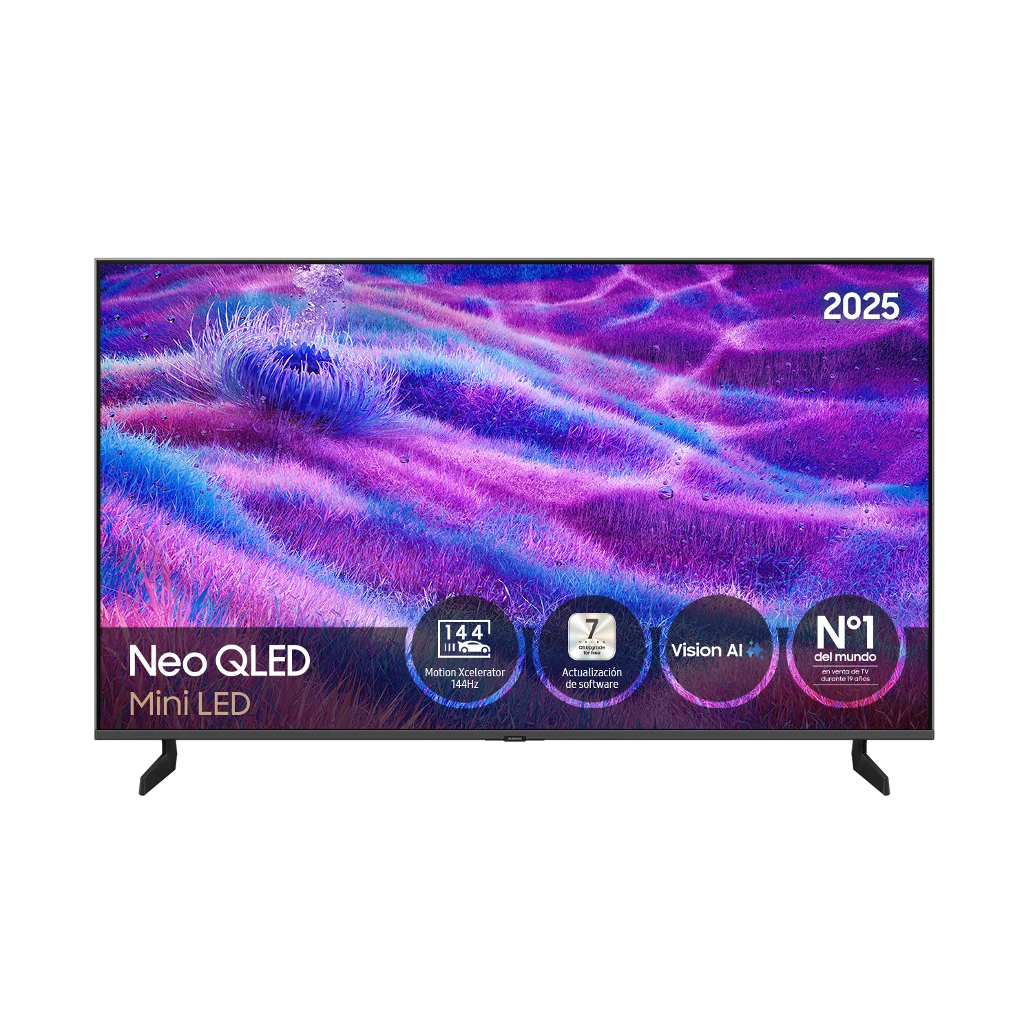 TV 50" Neo QLED QN80F 4K Samsung Vision AI Smart TV 2025 - Gray, Gray TQ50QN80FAUXXC