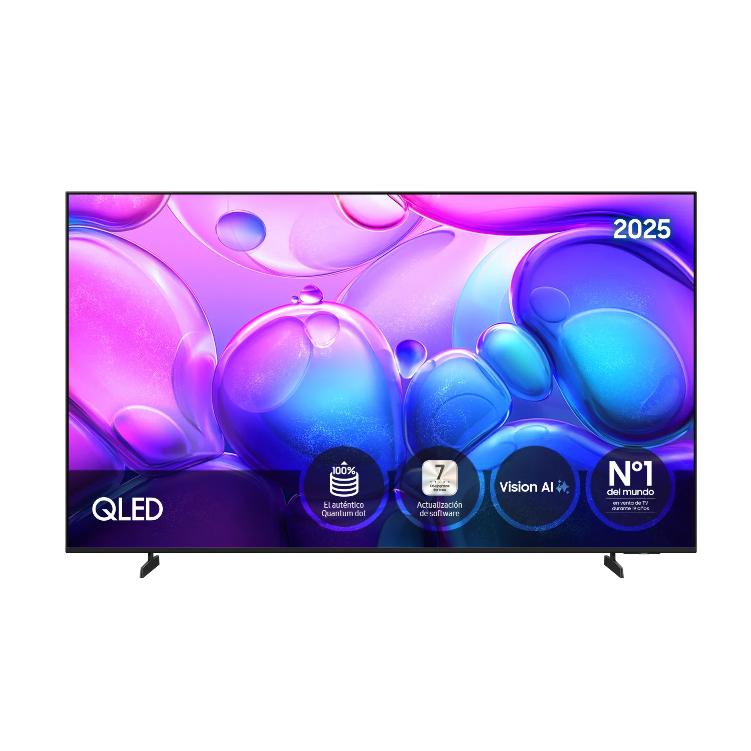 TV 65" QLED Q6F 4K Samsung Vision AI Smart TV 2025 - Negro, Negro TQ65Q6FAAUXXC