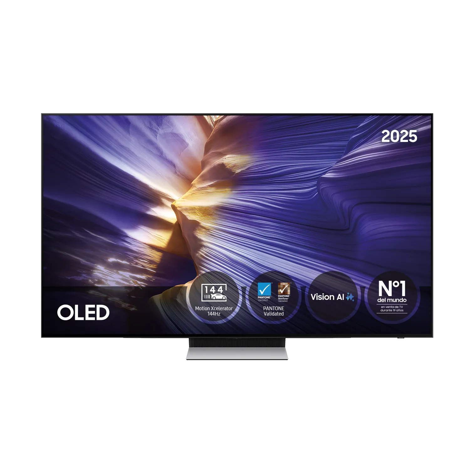 TV 77" OLED S90F 4K Samsung Vision AI Smart TV 2025 - Negro Grafito, Negro Grafito TQ77S90FAEXXC