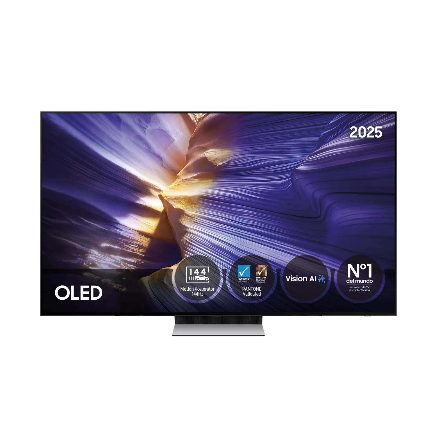 TV 77" OLED S91F 4K Samsung Vision AI Smart TV 2025 - Negro, Negro TQ77S91FAEXXC