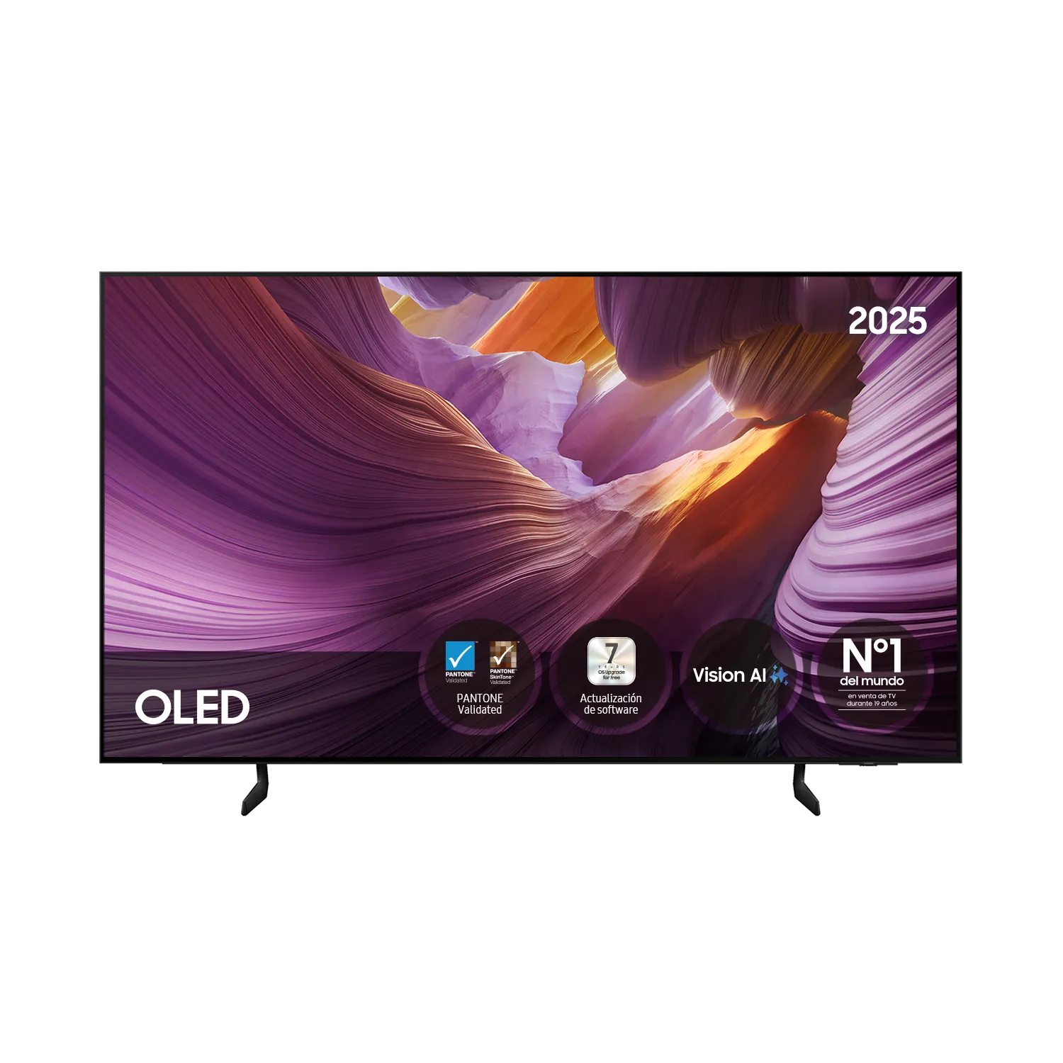 TV 83" OLED S85F 4K Samsung Vision AI Smart TV (2025) - Negro, Negro TQ83S85FAEXXC