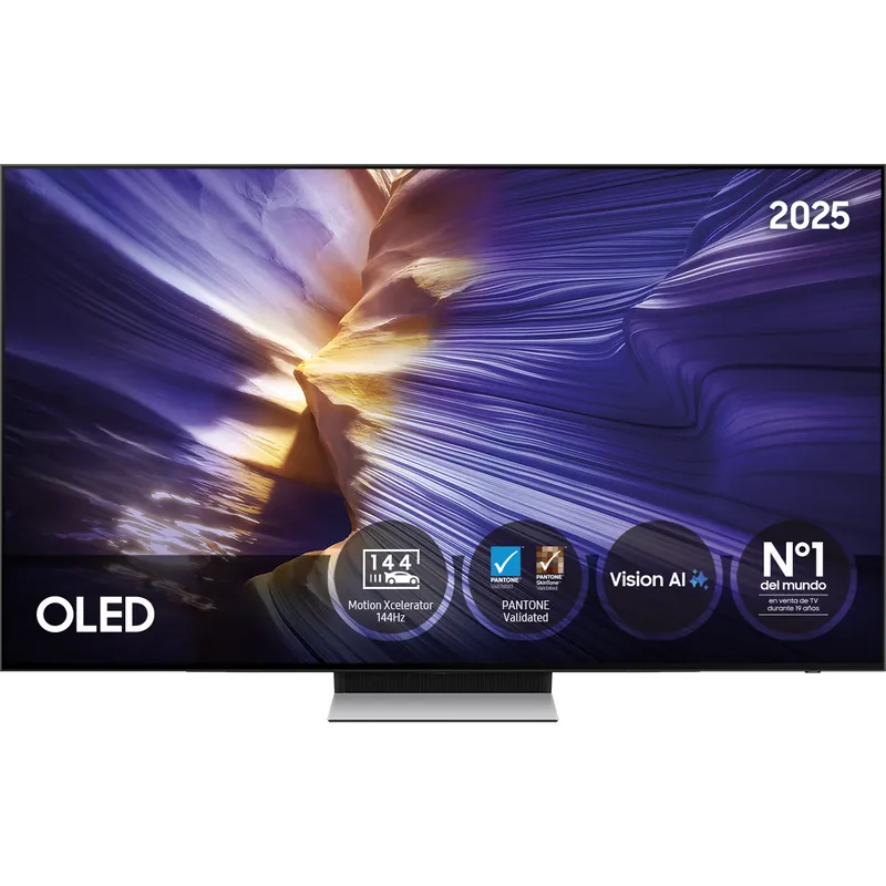 TV 83" OLED S91F 4K Samsung Vision AI Smart TV 2025 - Negro, Negro TQ83S91FAEXXC