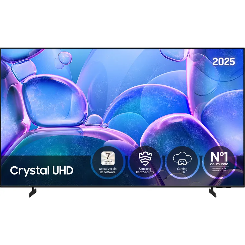 TV 85" Crystal UHD U7025F 4K Samsung Smart TV 2025 - Negro, Negro TU85U7025FKXXC