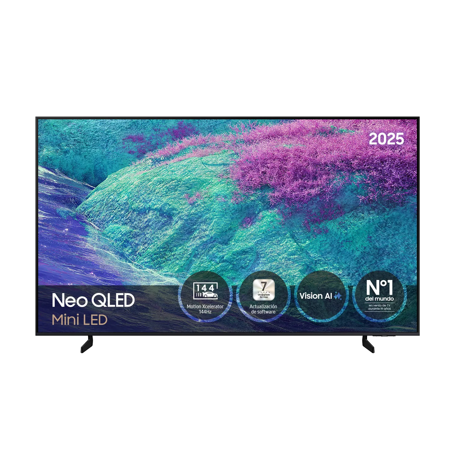 TV 85" Neo QLED QN1EF 4K Samsung Vision AI TV 2025 - Negro, Negro TQ85QN1EFAUXXC