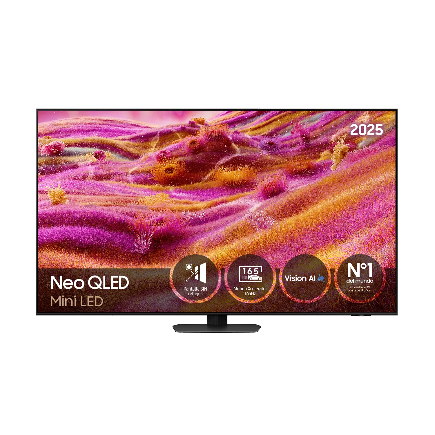 TV 85" Neo QLED QN90F 4K Samsung Vision AI Smart TV 2025 - Negro, Negro TQ85QN90FATXXC