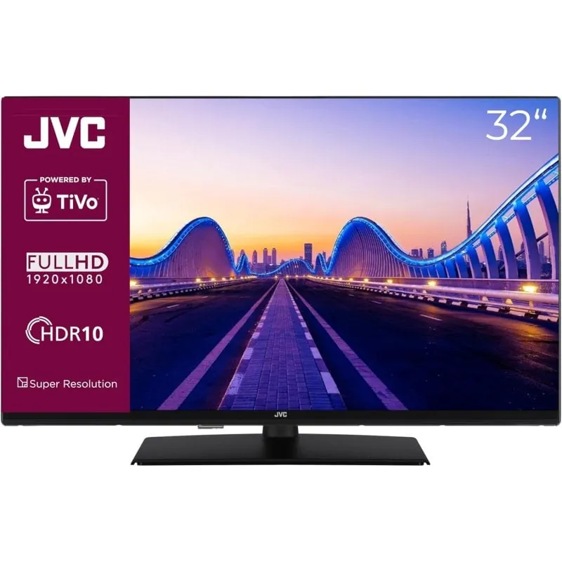TV JVC LED LT-32VF5355 32" Full HD 50Hz Smart TV TiVo HDR10 HLG Wi-Fi LT-32VF5355