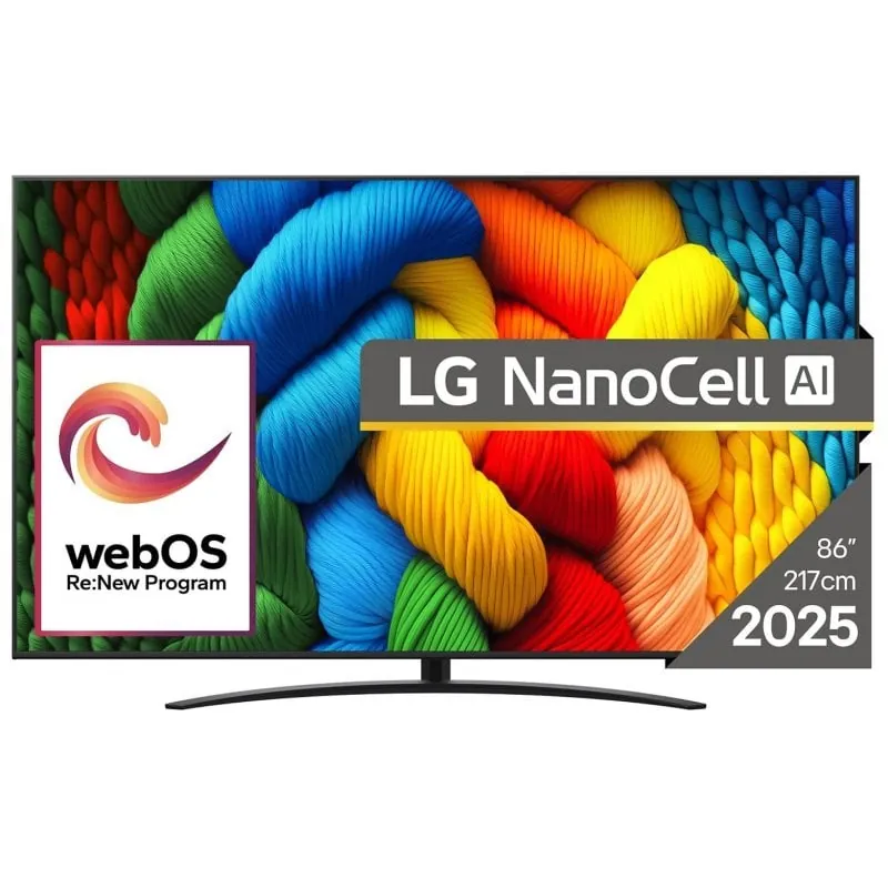 TV LG NanoCell 86NANO81A3A 86" 4K UltraHD Smart TV WebOS HDR10 86NANO81A3A.AEU