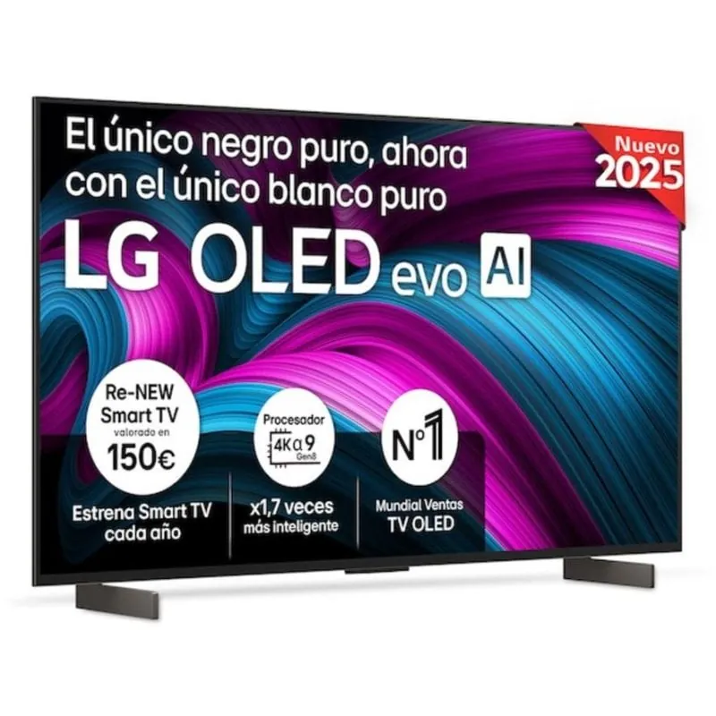 TV LG OLED evo AI OLED42C5ELB 42" 4K UltraHD 120Hz Smart TV WebOS HDR10 Dolby Vision Atmos OLED42C5ELB.OUTLET