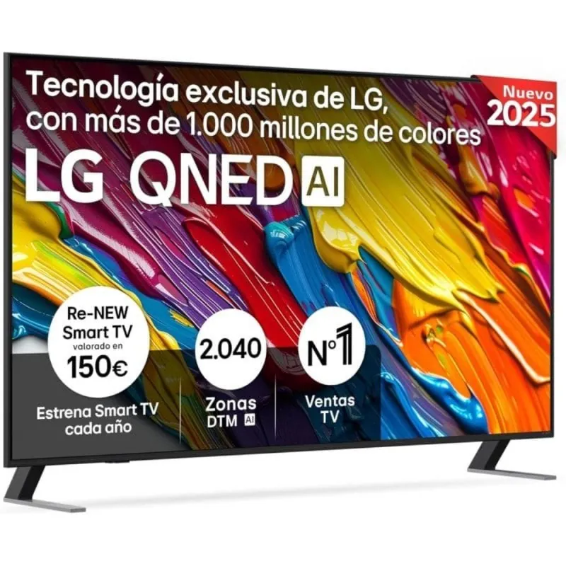 TV LG QNED AI 65QNED84A6C 65" 4K UltraHD Smart TV WebOS HDR10 Dolby Digital 65QNED84A6C.AEU