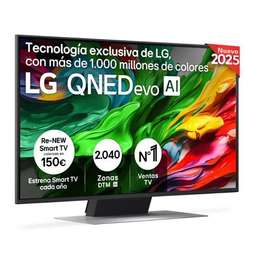 TV LG QNED evo AI 43QNED87A6D 43″ 4K Smart TV WiFi Edge LED Dolby Digital Gaming 43QNED87A6D.AEU