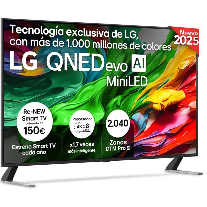 TV LG QNED evo AI 55QNED85A6C 55″ 4K Mini LED Dolby Vision Smart TV 55QNED85A6C.AEU