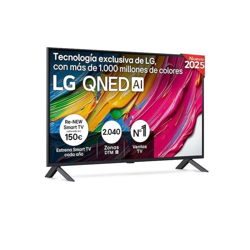 TV LG QNED QNED8E 43" 4K Smart TV HDR10 Pro IA 43QNED8EA6B.AEU