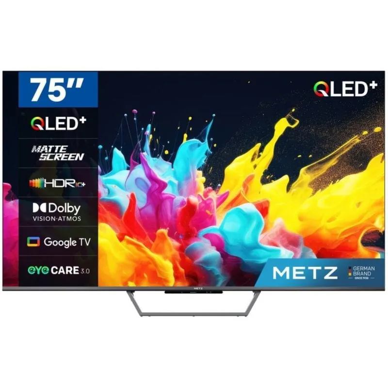 TV Metz QLED 75MQE7600Z 75" 4K Ultra HD Google TV Dolby Atmos 4057313023994
