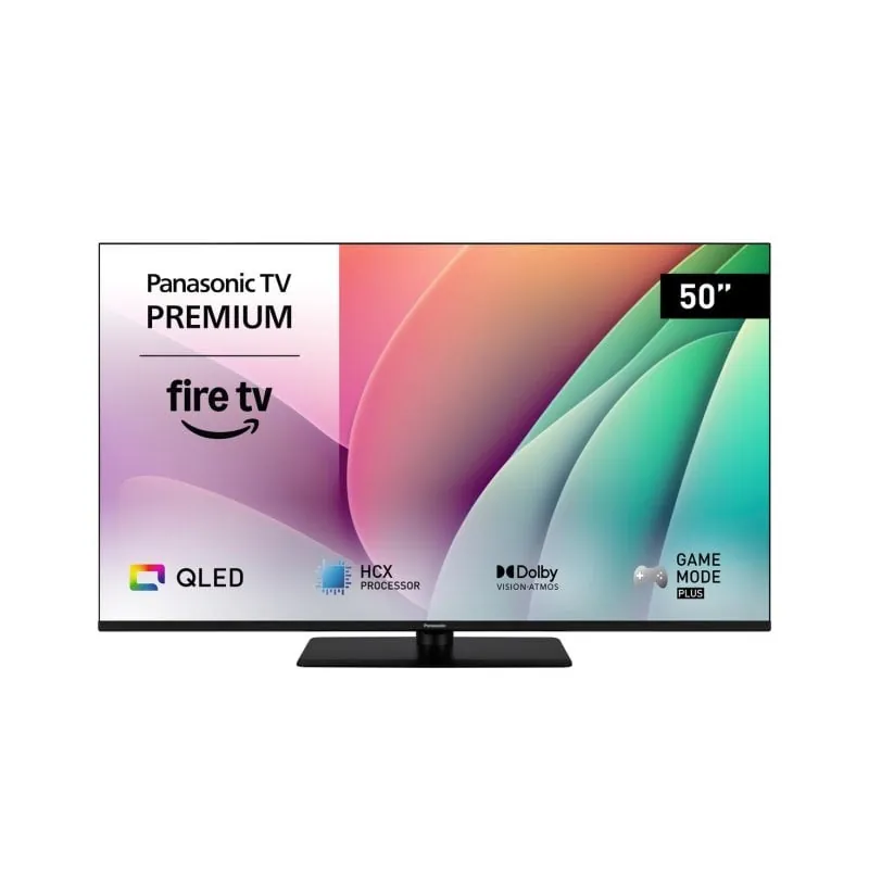 TV Panasonic QLED W80 50" 4K Ultra HD Smart TV Fire OS Alexa HDR10+ TV-50W80AEZ