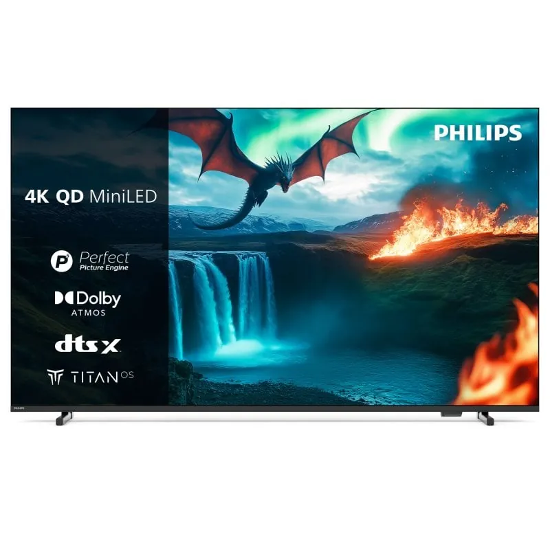 TV Philips QD MiniLED 55MLED820 55" 4K Ambilight Smart TV Dolby Vision 55MLED820/12